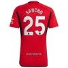 Camisola Manchester United Sancho 25 Homen Equipamento 1ª 23/24